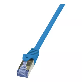 LogiLink PrimeLine Cat.6A S/FTP savienojuma kabelis, 0,25 m, zils