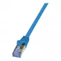 LogiLink PrimeLine Cat.6A S/FTP savienojuma kabelis, 0,25 m, zils