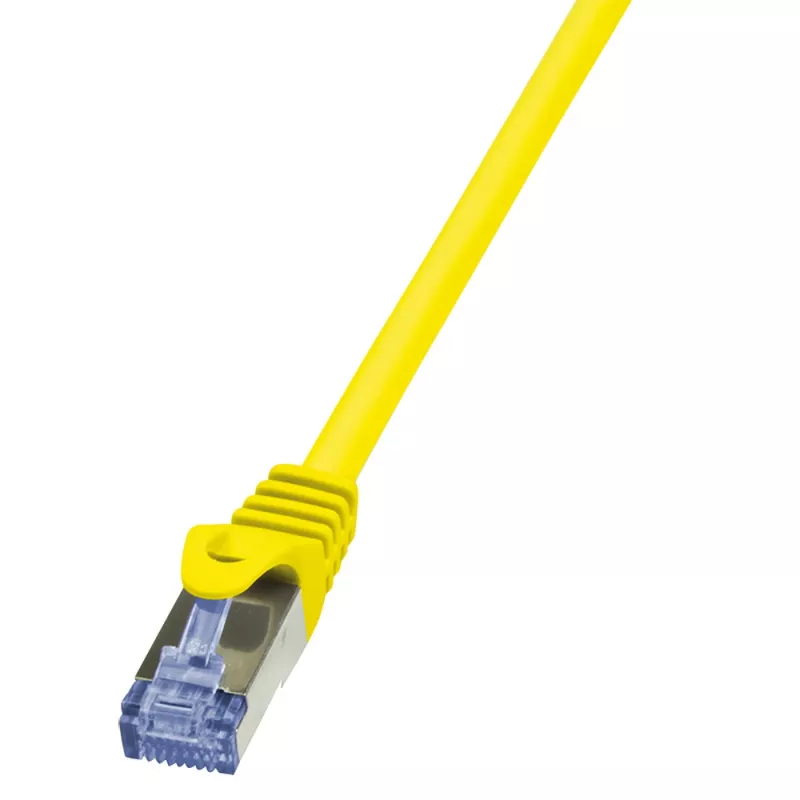 LogiLink PrimeLine Cat.6A S/FTP Patch Cable, 0.25m, Yellow