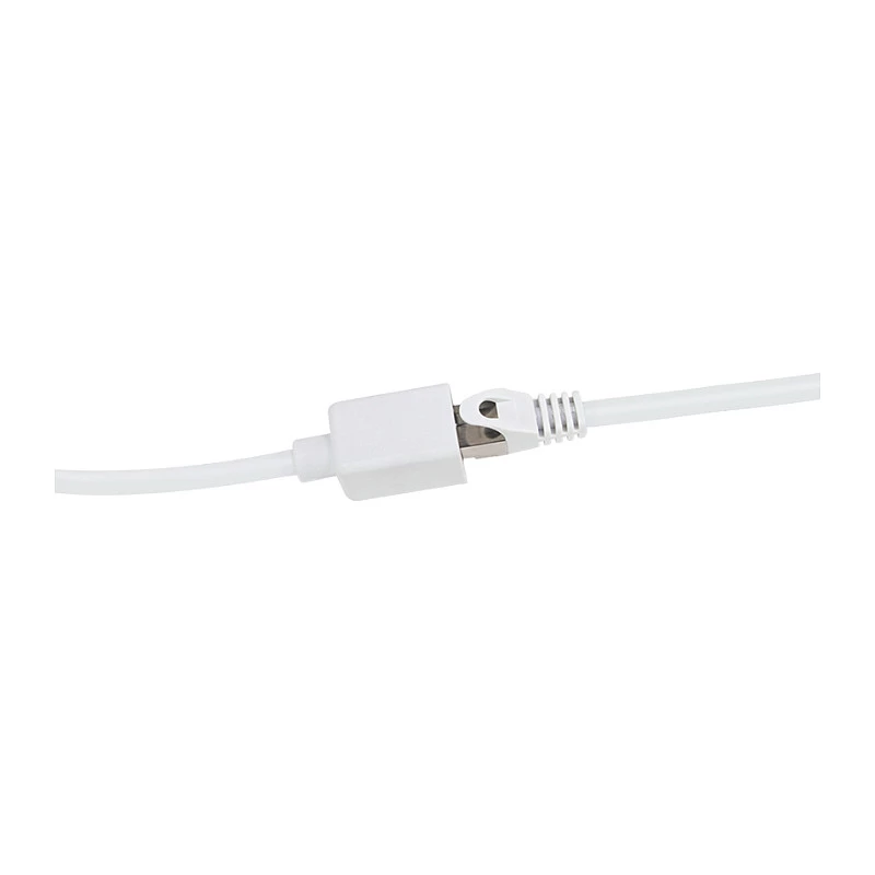 LogiLink Professional CAT 6a S/FTP pagarinātāja komutācijas kabelis, RJ-45 vīrišķais uz sievišķo, 1 m, balts, LSZH, bez aizķeršanās