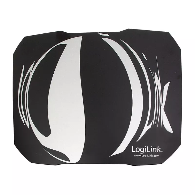 LogiLink Q1 Mate spēļu peles paliktnis XL – mikroausts audums, neslīdoša gumijas pamatne, sašūtas malas, melns galda paklājiņš