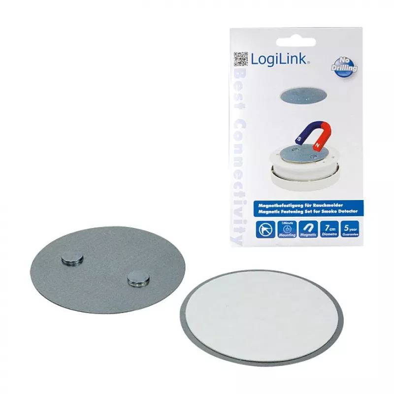 LogiLink SC0005 Magnētisks dūmu detektora montāžas komplekts