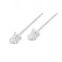 LogiLink Slim High-Flex Cat.6A U/UTP tīkla kabelis, 0,5 m, balts, 10 gab. iepakojums (CQ3021U)