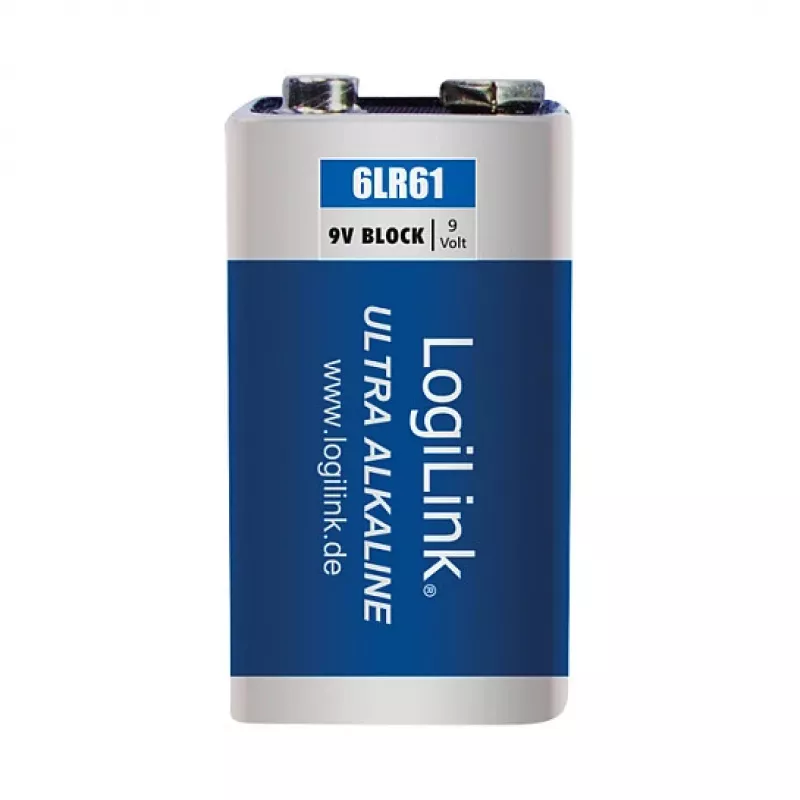 LogiLink Ultra Power sārma 9V baterija, 1 gab. blisterī