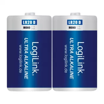 LogiLink Ultra Power sārma D baterija LR20 2 gab. blisterī