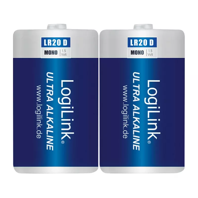 LogiLink Ultra Power sārma D baterija LR20 2 gab. blisterī