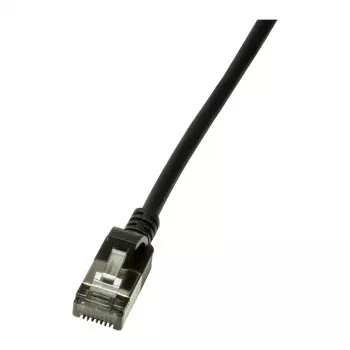 LogiLink Ultraflex SlimLine Cat6a S/FTP ielāpu kabelis, 2m, melns (CQ9053S)