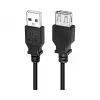 LogiLink CU0011B USB 2.0 pagarinājuma kabelis, USB-A vīrietis uz USB-A sieviete, melns, 3 m