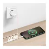 LogiLink USB 2.0 Type-C kabelis, A/M līdz C/M, 480 Mbps, 60W, neilons, rozā, 0,5 m