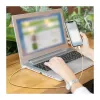 LogiLink USB 2.0 Type-C kabelis, A/M līdz C/M, 480 Mbps, 60W, neilons, dzeltens, 0,5 m