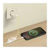 LogiLink USB 2.0 Type-C kabelis, C/M uz C/M, 480 Mbps, 60W, neilons, dzeltens, 0,5 m