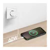LogiLink USB 2.0 Type-C uz Type-C kabelis, 1m, 60W Power Delivery, neilona pinums, rozā