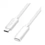 Logilink USB 2.0 USB-C pagarinājuma kabelis (vīrietis uz sievieti) – 100W PD, 480 Mbps, balts, 2m