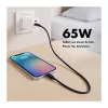 Logilink USB-A/C lādētājs 65 W GaN, 1x USB-A (QC), 1x USB-C (PD), balts
