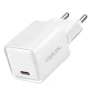 LogiLink USB-C lādētājs 20W GaN, 1 ports, USB Power Delivery, balts