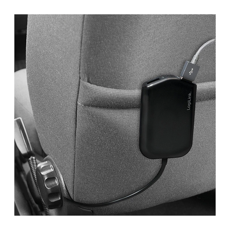 Logilink USB auto lādētājs, 2+2 porti, 24W, melns