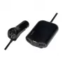 Logilink USB auto lādētājs, 2+2 porti, 24W, melns