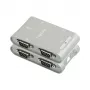 LogiLink USB uz 4x seriālo adapteri, FTDI FT4232HL, 1 Mbps vienam portam, USB 2.0, 0.8 m kabelis, RS232 DB9 vīrišķais, ESD 15KV, barošana no USB, melns