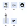 Logilink WB0011 19 collu 1U plaukts zem galda vai pie sienas montāžai, melns