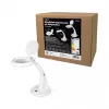 LOGILINK WZ0059 LED palielināšanas lampa ar galda statīvu, 3 dioptrijas (1.75x), 40 SMD LED, 6.5W, dienasgaismas balta, melna