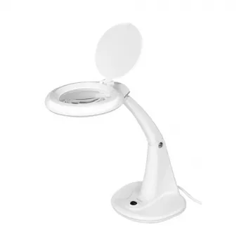 LOGILINK WZ0059 LED palielināšanas lampa ar galda statīvu, 3 dioptrijas (1.75x), 40 SMD LED, 6.5W, dienasgaismas balta, melna