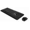 Logitech Advanced Combo bezvadu tastatūras un peles komplekts - Melns