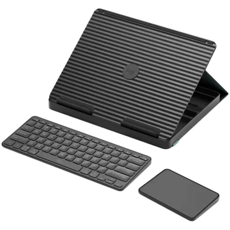 Logitech Casa Pop-Up Desk - Pārnēsājama tastatūras un skārienpaliktņa komplekts