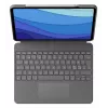 Logitech Combo Touch tastatūras maciņš ar skārienpaliktni iPad (7., 8., 9. paaudzei) - Pan Nordic izkārtojums - Graphite