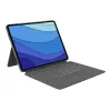 Logitech Combo Touch tastatūras maciņš ar skārienpaliktni iPad (7., 8., 9. paaudzei) - Pan Nordic izkārtojums - Graphite