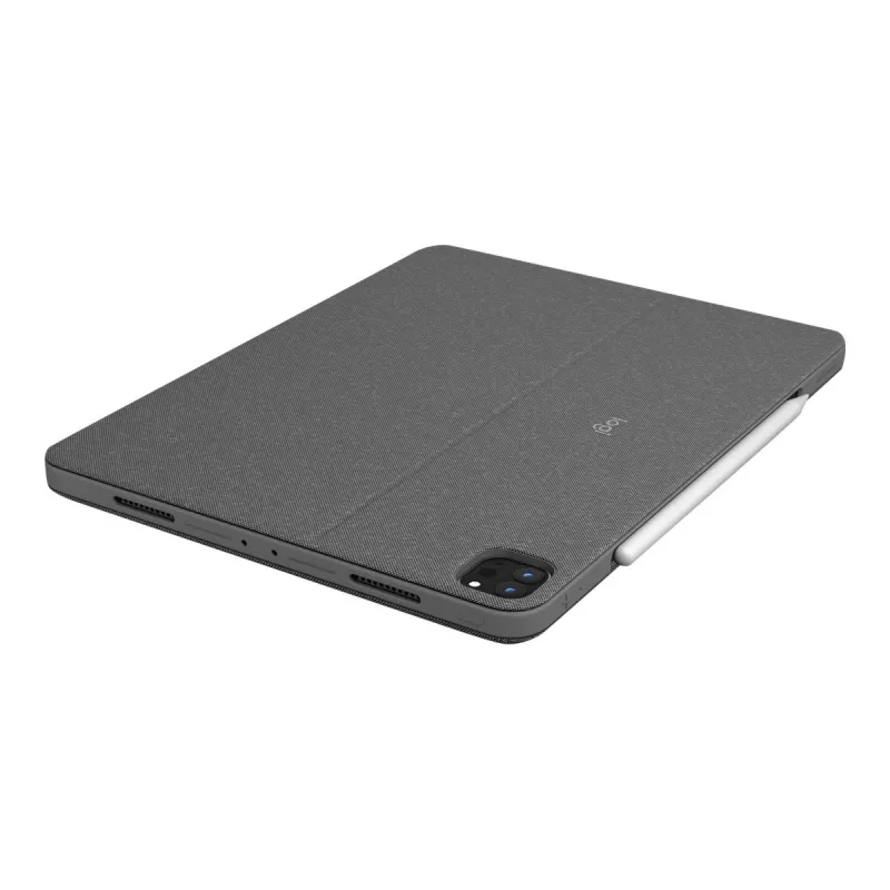 Logitech Combo Touch tastatūras maciņš ar skārienpaliktni iPad (7., 8., 9. paaudzei) - Pan Nordic izkārtojums - Graphite