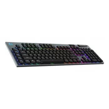 Logitech G G915 X LIGHTSPEED bezvadu RGB mehāniskā spēļu tastatūra - taustāma - bez ciparu bloka - melna