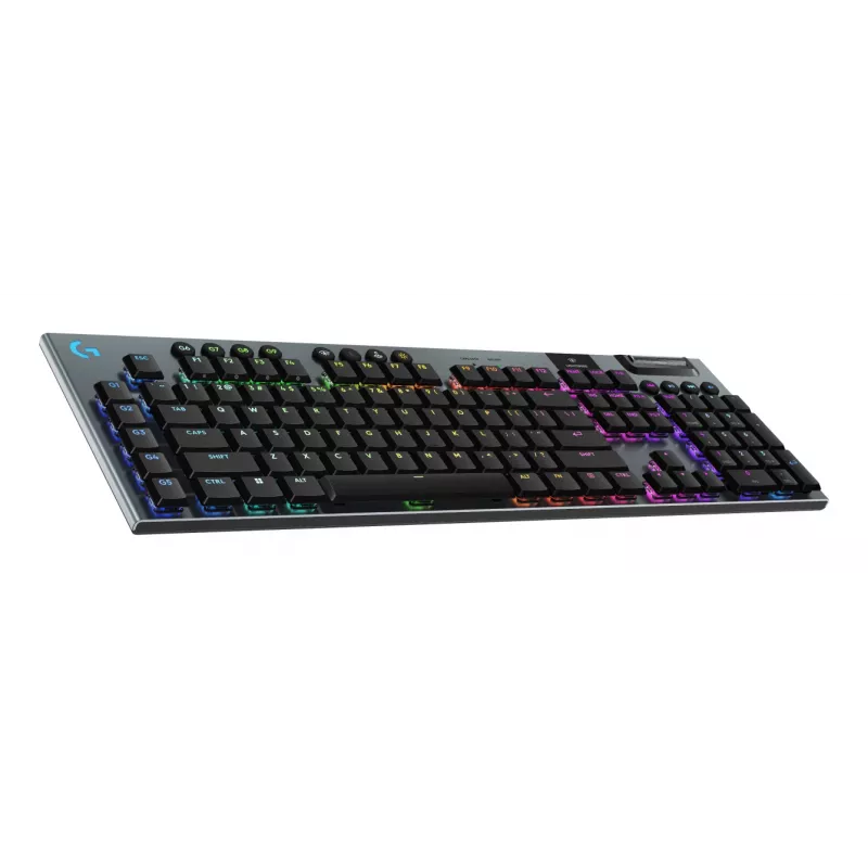 Logitech G G915 X LIGHTSPEED bezvadu RGB mehāniskā spēļu tastatūra - taustāma - bez ciparu bloka - melna