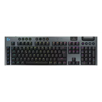 Logitech G G915 X LIGHTSPEED bezvadu RGB mehāniskā spēļu tastatūra - taustāma - bez ciparu bloka - melna