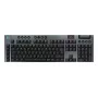 Logitech G G915 X LIGHTSPEED bezvadu RGB mehāniskā spēļu tastatūra - taustāma - bez ciparu bloka - melna