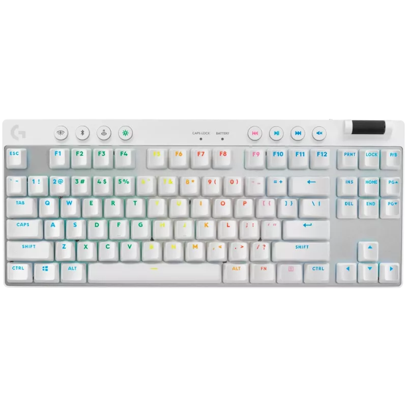 Logitech G PRO X TKL bezvadu mehāniskā spēļu tastatūra - Nordic izkārtojums (QWERTY) - LIGHTSYNC RGB - GX Brown taustes slēdži - Melna