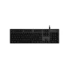 Logitech G512 Carbon mehāniskā spēļu tastatūra - GX Brown taustes, LIGHTSYNC RGB, USB caurlaide, lidmašīnas klases alumīnijs, pilna izmēra
