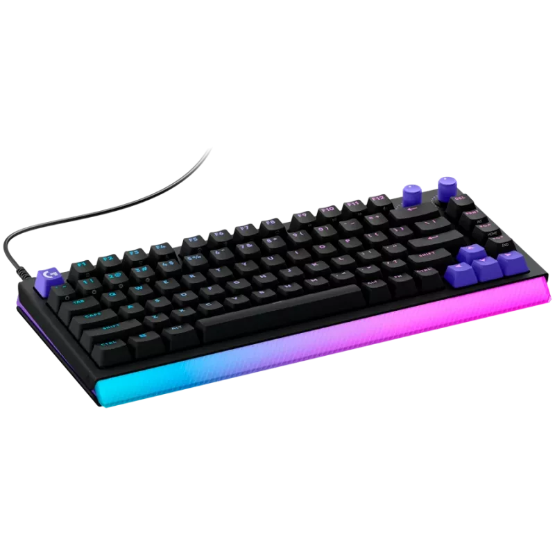 Logitech G512 X 75 Carbon mehāniskā tastatūra ar GX Brown taustes slēdžiem un LIGHTSYNC RGB