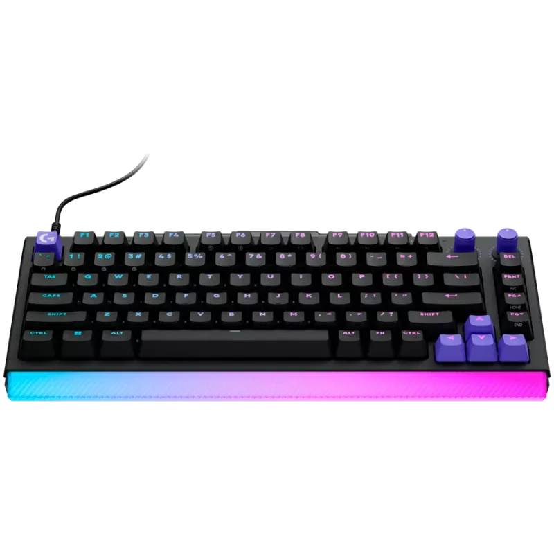 Logitech G512 X 75 Carbon mehāniskā tastatūra ar GX Brown taustes slēdžiem un LIGHTSYNC RGB