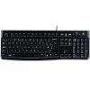 Logitech K120 for Business USB tastatūra, vadu, pilna izmēra, melna