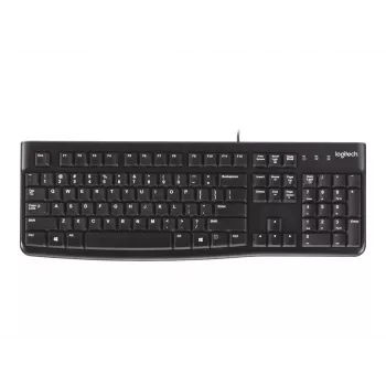 Logitech K120 for Business USB tastatūra, vadu, pilna izmēra, melna