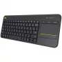Logitech K400 Plus bezvadu skārienjutīgā tastatūra - melna