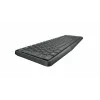 Logitech MK235 bezvadu tastatūras un peles komplekts, 2.4GHz RF, QWERTZ izkārtojums, melns, USB uztvērējs – 920-008031