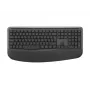 Logitech MK880 For Business bezvadu tastatūras un peles komplekts - Grafīts - US International - 2,4 GHz/BT