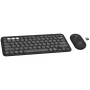Logitech Pebble 2 Combo bezvadu klaviatūras un peles komplekts - Tonal Graphite - Bluetooth LE - QWERTY GB 920-012233