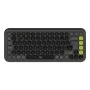 Logitech POP Icon Keys bezvadu kompaktā mehāniskā tastatūra, Blast Yellow