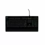 Logitech Prodigy G213 Prodigy spēļu tastatūra - fona apgaismojums RGB, QWERTY US English, izturīga pret izšļakstīšanos, iebūvēts plaukstu balsts