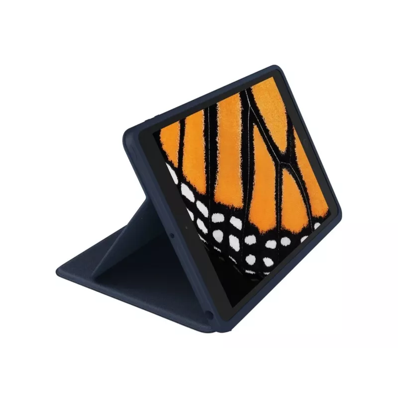 Logitech Rugged Combo 3 Touch for Education - Tastatūra un vāciņš - ar skārienpaliktni - Apple Smart Connector - AZERTY - Franču - Classic Blue - Izglītībai - Apple 10.2 collu iPad