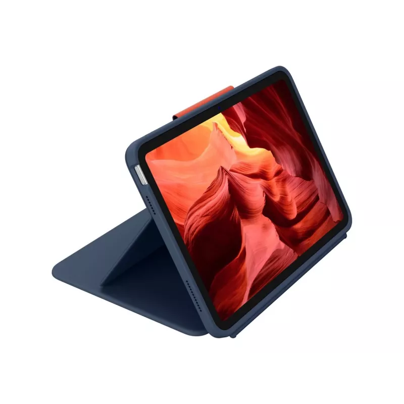 Logitech Rugged Combo 4 tastatūras maciņš ar skārienpaliktni iPad 10. paaudzei, Apple Smart Connector, Classic Blue