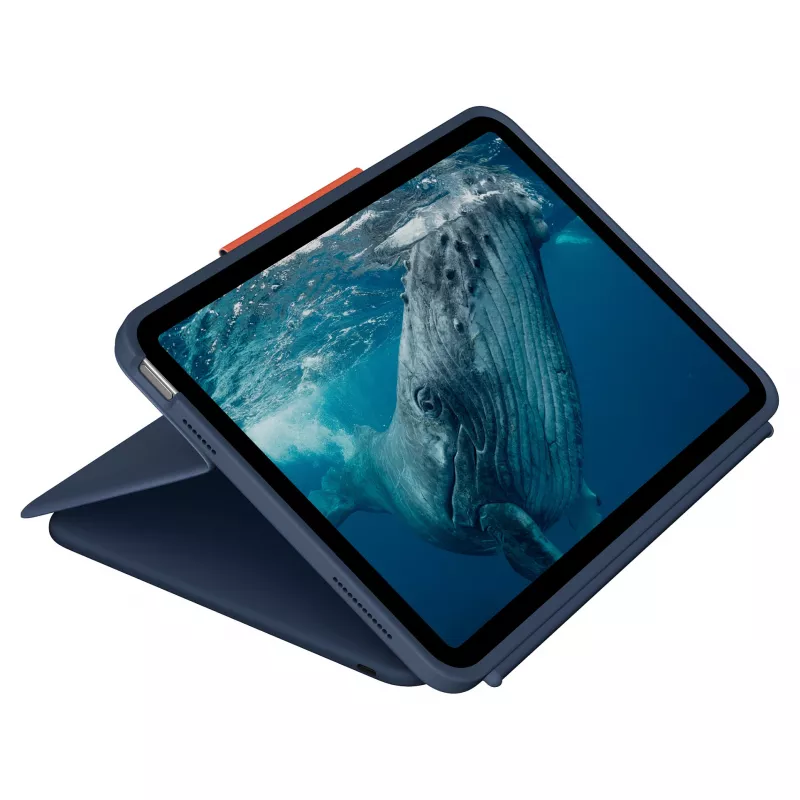 Logitech Rugged Combo 4c Touch Classic Blue (CH) klaviatūras futrālis ar skārienpaliktni iPad 7/8/9