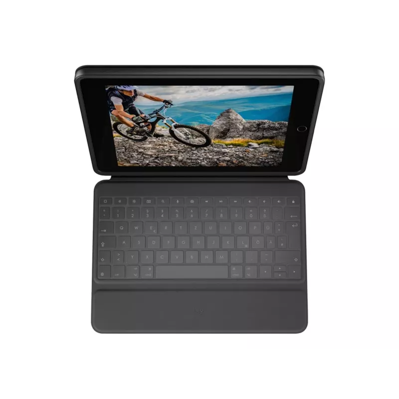 Logitech Rugged Folio Graphite Keyboard Case for iPad 7/8/9